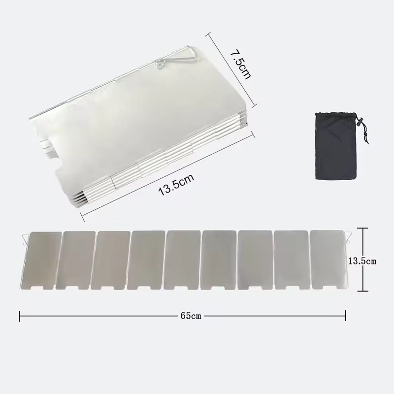 Camping Cooking Gazebo - Outdoor Stove Wind Shield Camping Windscreen