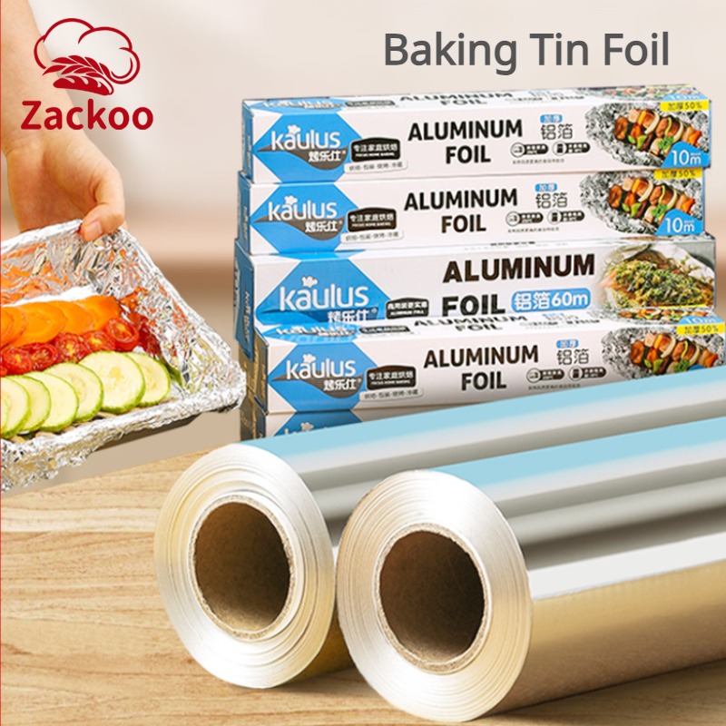 Zackoo 10/20/40M Aluminium Foi - Aluminum Foil Heavy Duty ulasan dan harga