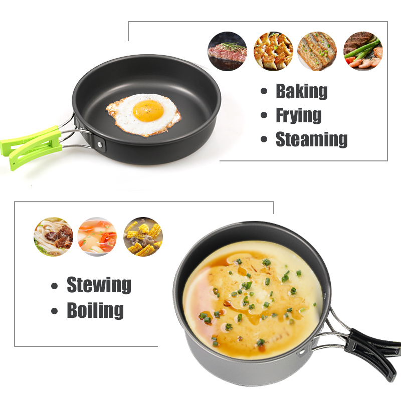 WESTTUNE Camping Cookware Kit  - Camping Cooking Sets ulasan dan harga