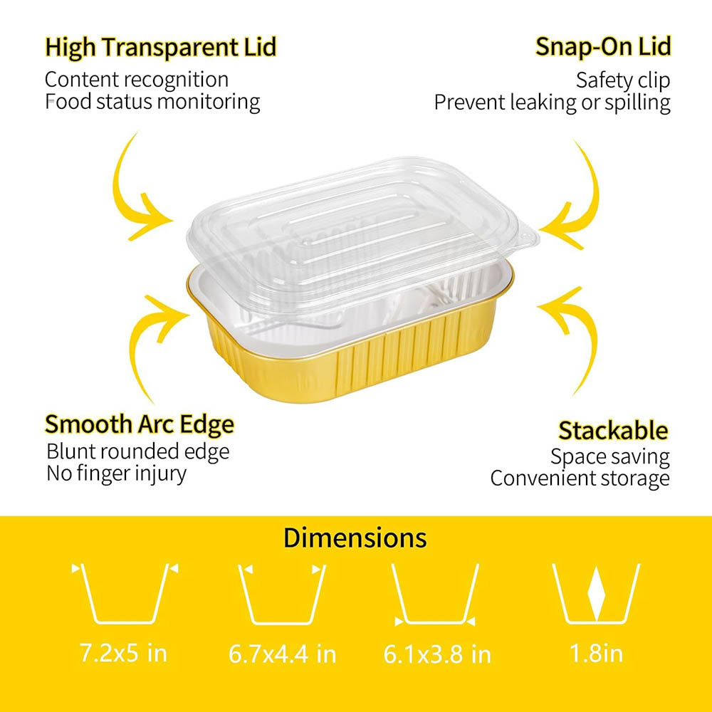 Small Aluminum Pans with Lids  - Aluminum Foil Heavy Duty ulasan dan harga
