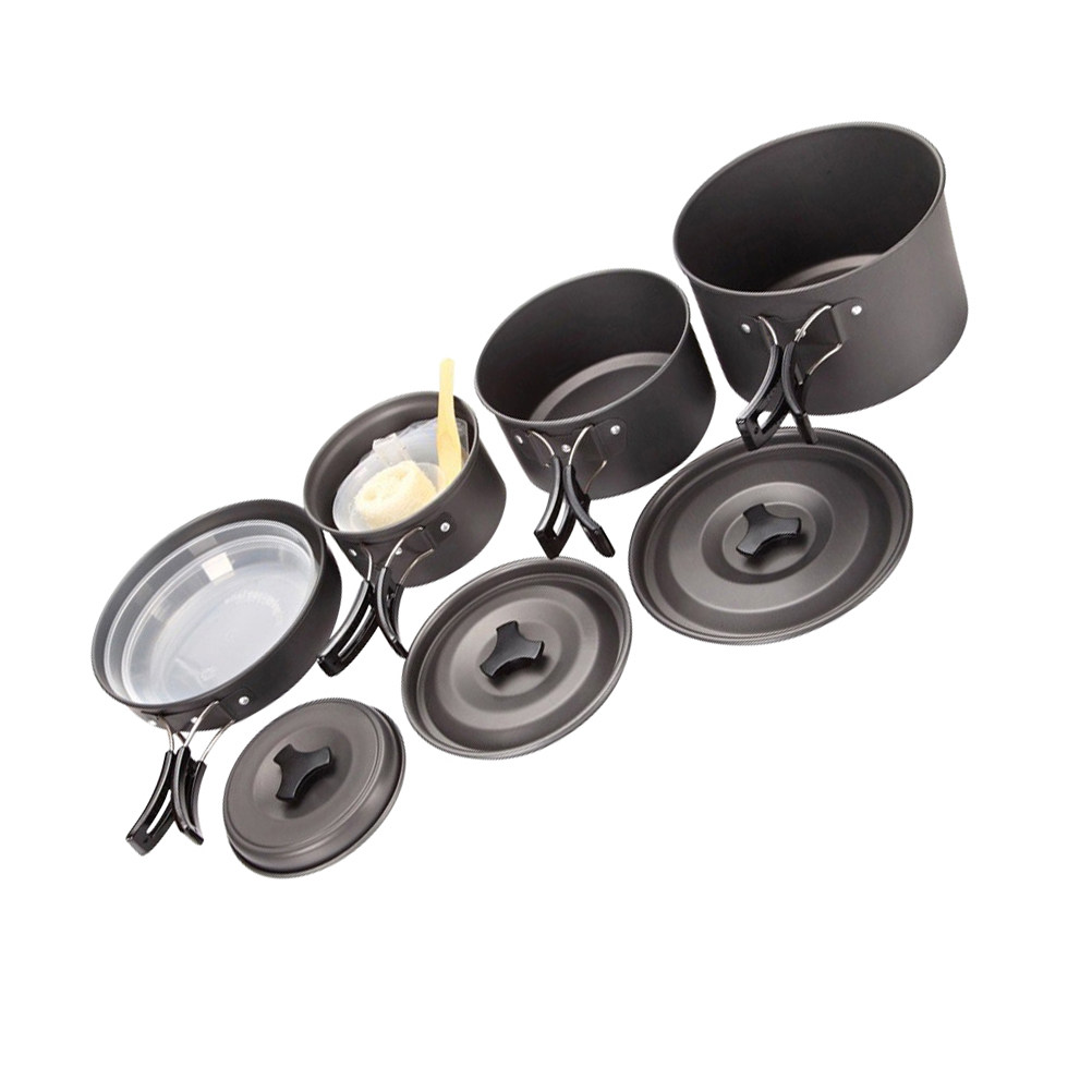 1Set Compact Camping Cookware  - Camping Cooking Set Compact ulasan dan harga