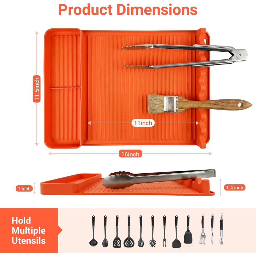 Heat Resistant Silicone Grill  - Camping Cooking ulasan dan harga