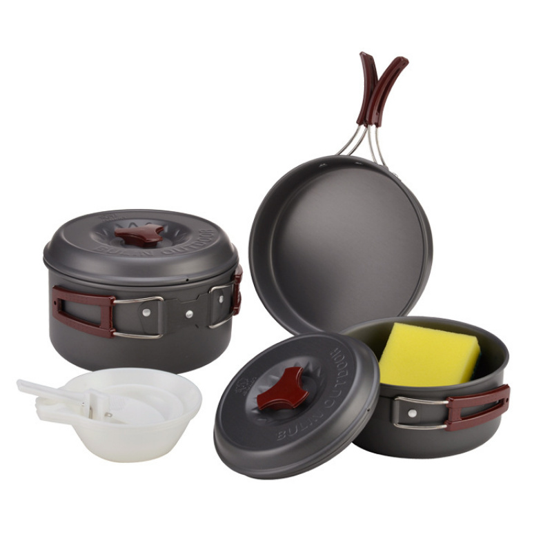 Portable Compact Outdoor Campi - Camping Cooking Set Compact ulasan dan harga